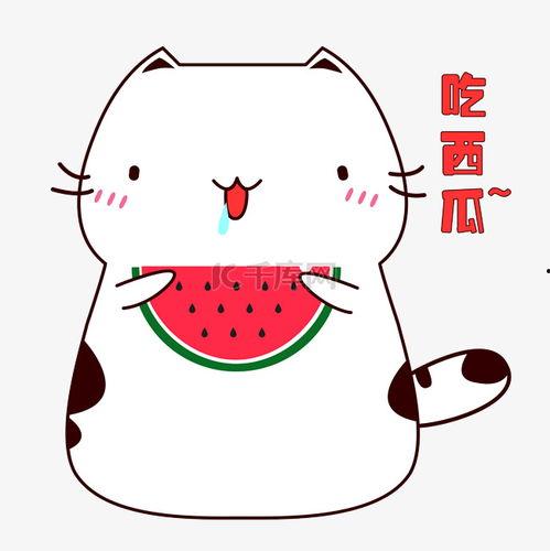 孙悟空吃瓜表情包图片可爱,萌态可掬，瓜界新宠